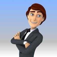 Characters 3d Models Cartoon Man Model Business Man