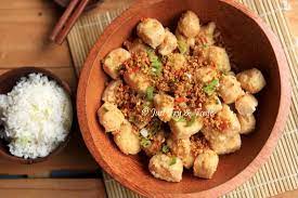 Resep Tahu Crispy Siram Cabai Bawang Garam Resep Tahu Resep Masakan Memasak