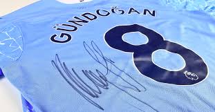 Maybe you would like to learn more about one of these? Premier League Kracher Ilkay Gundogans Getragenes Mancity Trikot