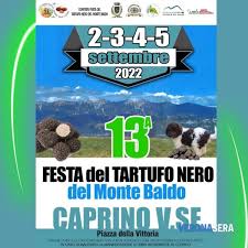 A Caprino Veronese torna la Festa del Tartufo Nero del Monte Baldo dal 2 al  5 settembre 2022