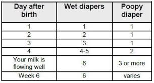 How Many Diapers Per Day Chart Weight Chart For Diapers