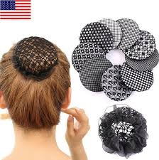 This attractive hair accessory can be used as a bun maker or a hair grip. Womens Girls Black Lace Hair Bun Cover Snood Hair Net Ballet Dancer Gymnastics Ebay