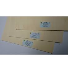 Sampul surat saiz 4 x 9. White Poplar Ply White Poplar Ply 5x200