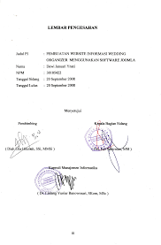 LEMBAR PENGESAHAN ssi, MMsi )