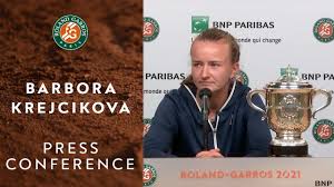 Maybe you would like to learn more about one of these? Barbora Krejcikova Press Conference After Final Roland Garros 2021 Youtube