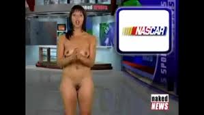 Gorgoeus presenter takes off her lingerie at the Naked News TV to show her  nudity | Porn Clips Mobi