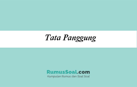 Check spelling or type a new query. Tata Panggung Dalam Pentas Teater Pengertian Jenis Unsur