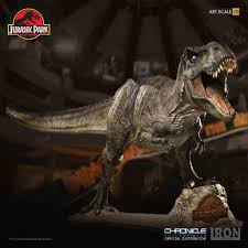 Jurassic Park T Rex By Iron Studios And Chronicle Collectibles The Toyark News Jurassic Park World Jurassic Park T Rex Jurassic Park