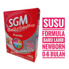 Tapi dalam kondisi tertentu, susu formula untuk bayi baru lahir bisa jadi solusi. Susu Sgm 0 6 Bulan Ananda 1000gr 600 Murah Perlengkapan Bayi Baru Lahir Makan Baby Newborn Bunbunba Shopee Indonesia