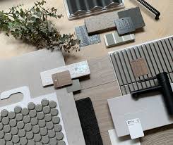 Flat Lay From Ruby Talaj Burbank Homes Burbank Homes Material Color Palette Grand Homes