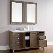 Chicago 60 Double Vanity In White Washed Walnut Product Details Collection Chicago Upc 84687103716 Small Double Sink Vanity Bathroom Vanity Vanity Sink
