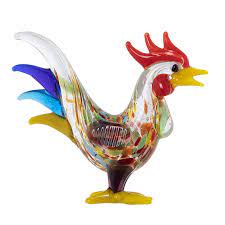 Shop our glass roosters selection from the world's finest dealers on 1stdibs. H D Hand Blown Artistic Glass Chicken Sculpture Handmade Art Glass Rooster Animal Figurine Home Decoration Novelty Gift For Kids Figurines Miniatures Aliexpress