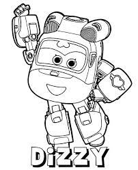 Jett and the other super wings waiting for you to discover the wonderful places on our planet. Dizzy Super Wings Coloring Page Free Printable Coloring Pages For Kids