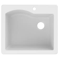 kraus kgd 441white quarza 25 inch dual