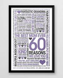 60th birthday gifts for men, vintage 1961 whiskey glass and stones funny 60 birthday gift for dad husband brother, 60th anniversary present ideas for him, 60 year old bday decorations 12oz. 60th Birthday Print 60 Reasons We Love You Personalised Print Custom Birthday Presents For Mom 60th Birthday Ideas For Mom 60th Birthday Ideas For Mom Party