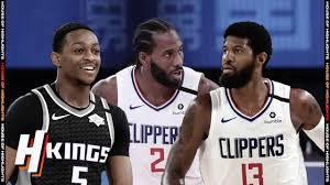 Monday, july 27 at 1 p.m. Sacramento Kings Vs Los Angeles Clippers Full Game Highlights July 27 2020 2019 20 Nba Season Youtube