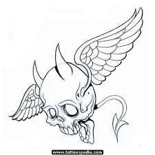 Pin On Demon Tattoo Outlines