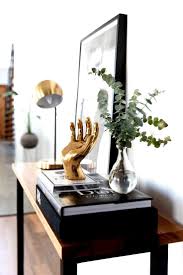 A solid square coffee table. Outside Decor Console Table Styling Console Table Decorating Decor