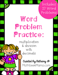 You may enter a message or special instruction that will appear on the bottom left corner of the word problems worksheet. Free Multiplying Decimals Word Problems Set