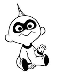 Kreate Kids Gli Incredibili Jack Jack Disegni Da Colorare Disegni Disney