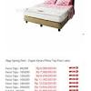 Daftar harga alga springbed terbaru juni 2021. 1
