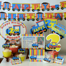 Train Birthday Party Decorations Train Party Banner Choo Etsy Train Birthday Party Decorations Trains Birthday Party Train Birthday Decorations