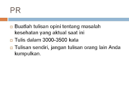 Dalam karya tulis ilmiah (semi ilmiah) seperti artikel, editorial, opini, tips dan resensi buku disebut karya tulis a. Menulis Opini Artikel Ilmiah Populer Apa Itu Opini