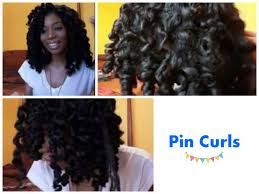 Dying african american black hair. Soft Bouncy Heatless Pin Curls On Natural Hair