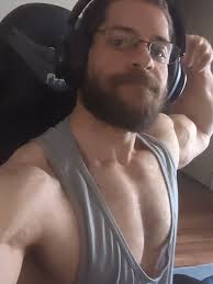 Typical gaymer streamer vibes. Currently playing through Trails through  Daybreak 2. #gaymer #muscle #pecs #gay #gaytiktok
