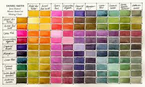 Daniel Smith Watercolor Sticks Color Chart Best Picture Of