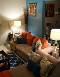 Teal Accent Wall Pillow Accessories Living Room Orange Teal Living Rooms Living Room Paint
