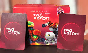 Help Me Win A Pre Kickstarter Two Robots Action Card Game Deck From Tworobotsgaming Two Robots Is Soon To Be The Hottest Table Card Games Action Cards Cards