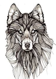 Pourquoi se tatouer le tatouage tête de loup mandala de nos jours ? Wolf By Aofie Fionn On Deviantart Coloriage Loup Dessin De Loup Dessin