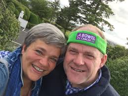 Graeme and Pam Ness is fundraising for Bowel Cancer UK