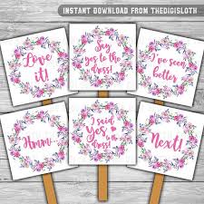 Say Yes To The Dress Signs Fun Wedding Dress Shopping Game Choosing A Wedding Dress F Wedding Dress Shopping Fun Bachelorette Planning Dress Shopping Fun