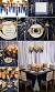 Navy Blue And Gold Wedding Dress