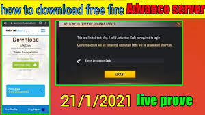Ob26 advance server problem ! How To Download Free Fire Ob26 Advance Server Live Prove Advance Server Activation Code
