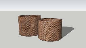 Paniers Rotin Maisons Du Monde Ref 130 520 Prix 129 In 2020 Maisons Du Monde Small Trash Can Pod Hotels