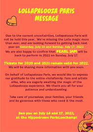 Check spelling or type a new query. Lollapalooza Paris Postponed To Summer 2022 Edm Com The Latest Electronic Dance Music News Reviews Artists