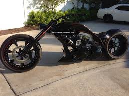 Pro Street Chopper Style Bike Love The Blackness Of This Bike The Red And Chrome Accents Are Just About Right Motorcycle Cruiser Bike Street Motorcycle
