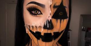 Ever wonder why we all suddenly get dressed up in crazy costumes and prowl the streets in search of candy every october 31? 23 Easy Pumpkin Makeup Ideas For Halloween Costumes In 2021 Verve Times