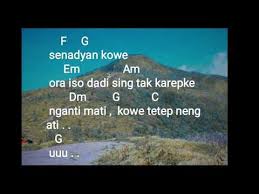 Chord Lagu Lintang Ati Guyon Waton