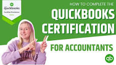 How to complete the QuickBooks certification for accountants - YouTube