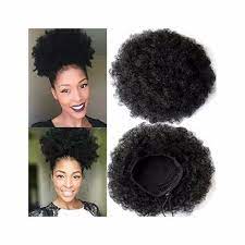 Got fomo in the hair department? Adjustable Hair Afro Bun Black Konga Online Shopping