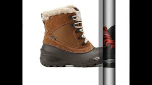 Yeni Kis Sezonu The North Face Darbe Yumusatan Esnek Tabanli Cocuk Kar Botu Modelleri North Face The North Face Bot