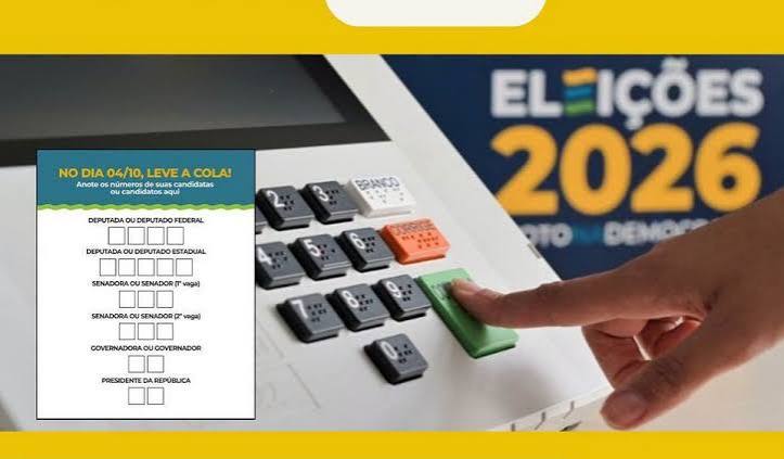 Colinha eleitoral ajuda a lembrar os n&uacute;meros de candidatos nas Elei&ccedil;&otilde;es 2026 &ndash; Costa Branca News