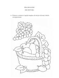 In anotimpul iarna copiii sunt dornici sa coloreze elemente de vestimentatie specifice acestui anotimp. Fisa De Lucru Fructe