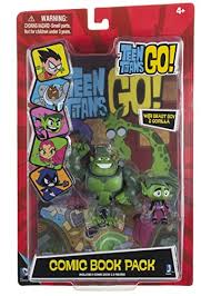 Think about your future the titans tangle with the teenage mutant ninja turtles over a pizza shortage; Teen Titans Go Beast Boy Comic Book Pack In Dubai Uae Whizz Action Figures Statues