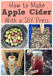 How To Make Apple Cider With A Diy Press Homemade Apple Cider Apple Cider Recipe Making Apple Cider