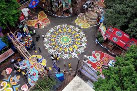 alpona bengal s floor painting art media india group alpona bengal s floor painting art